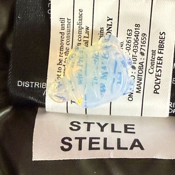 NOIZE Stella Vegan Hooded Quilted Lightweight Puffer‎ Jacket Olive Green Size XL - Picture 9 of 14